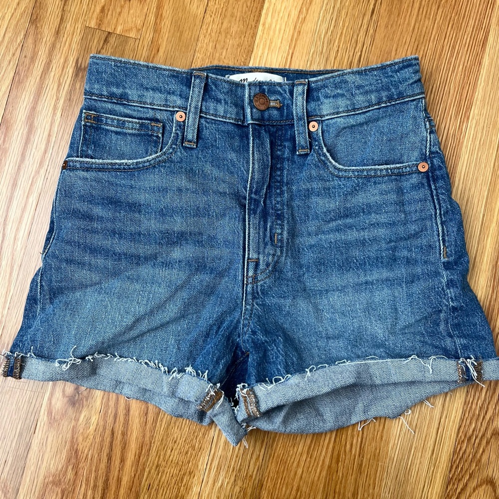 Madewell High-Rise Denim Shorts size 24 - Picture 1 of 3